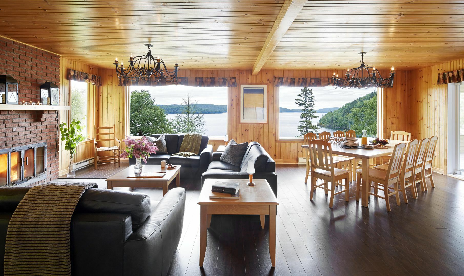Auberge Du Lac-A-L'Eau-Claire Saint-Alexis-des-Monts Exterior photo